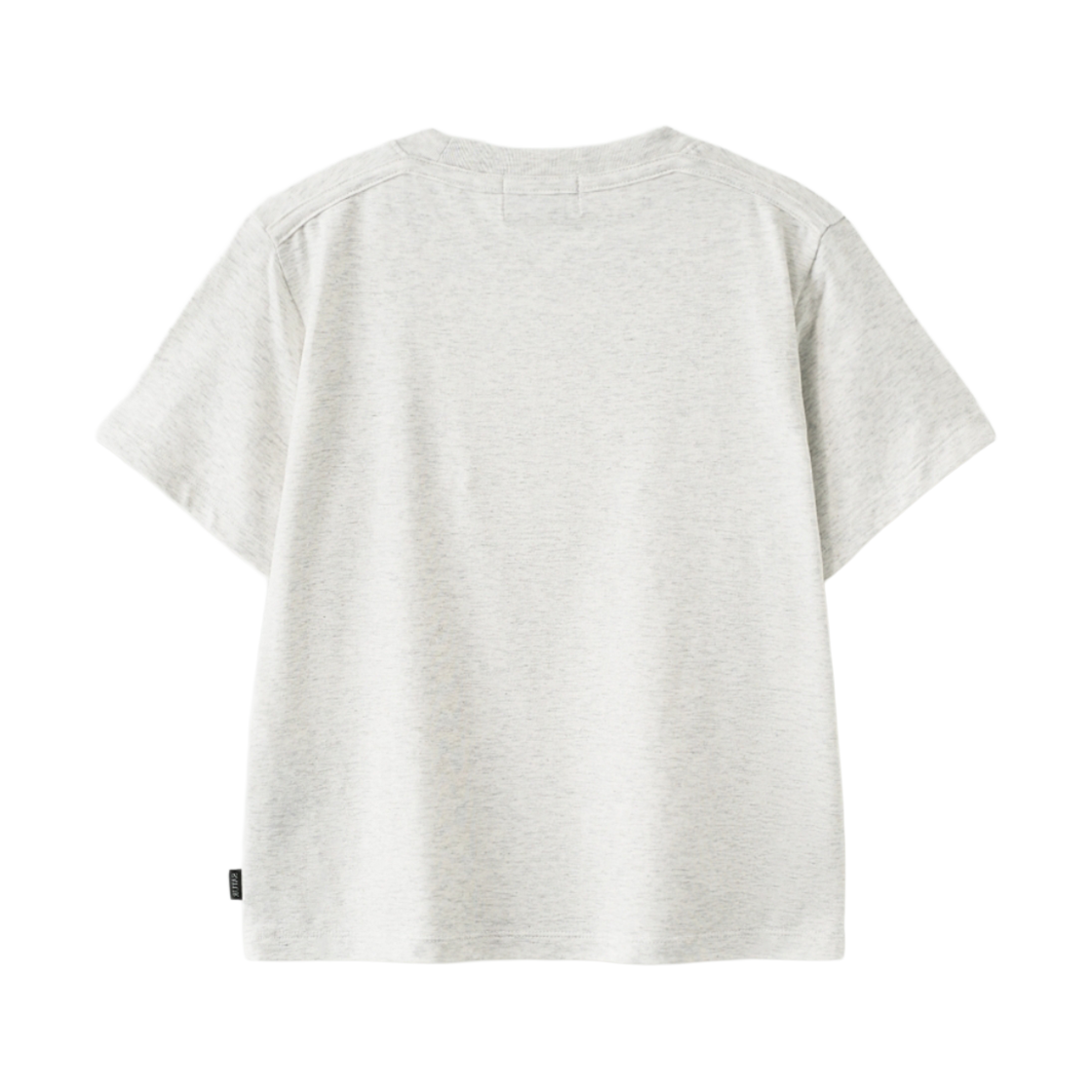 세터 우먼 에센셜 슬림 핏 반팔 티셔츠 멜란지 화이트(SATUR W Essential Slim Fit T-Shirt Melange White) - 2