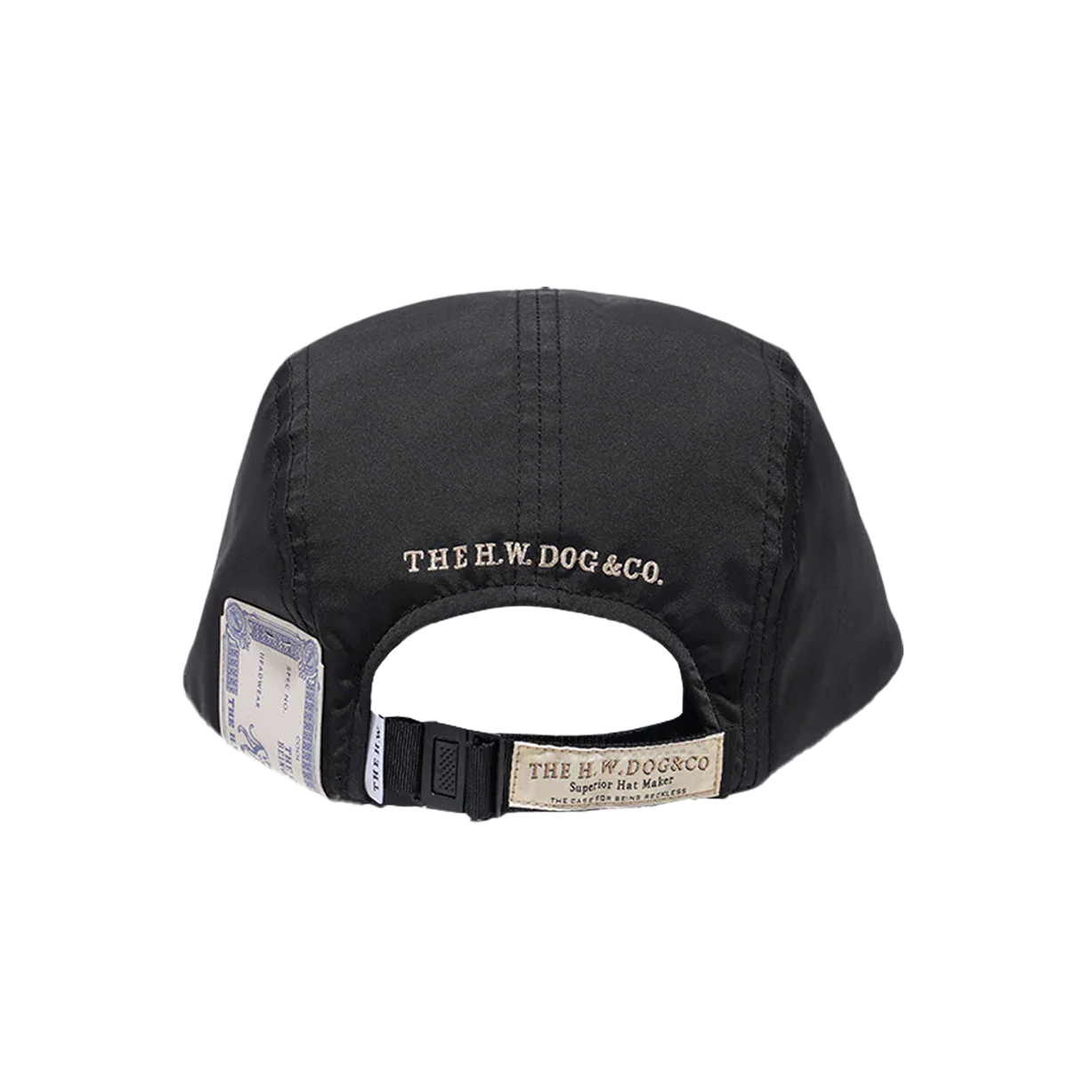 더 H.W. 도그 앤 코 리몬타 덕빌 캡 블랙 - 26FW(The H.W. Dog & Co. Limonta Duckbill Cap Black - 26FW) - 4