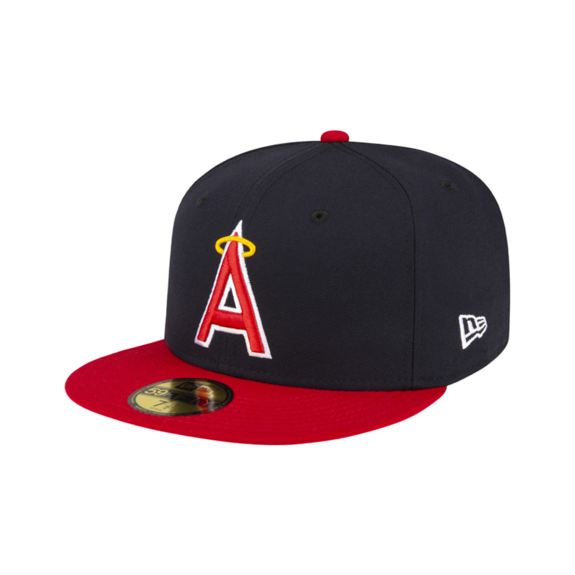 70776062 New Era MLB Authentic LA Angels Fitted Cap Alt Navy