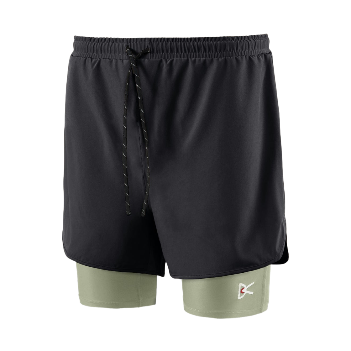 디스트릭트 비전 레이어드 포켓 트레일 쇼츠 블랙 애쉬(District Vision Layered Pocketed Trail Shorts Black Ash)
