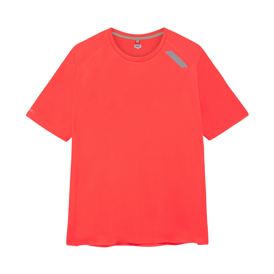 (W) 소어 러닝 에코 테크 티셔츠 플루로 코랄((W) Soar Running Eco Tech T-Shirt Fluro Coral) - 1