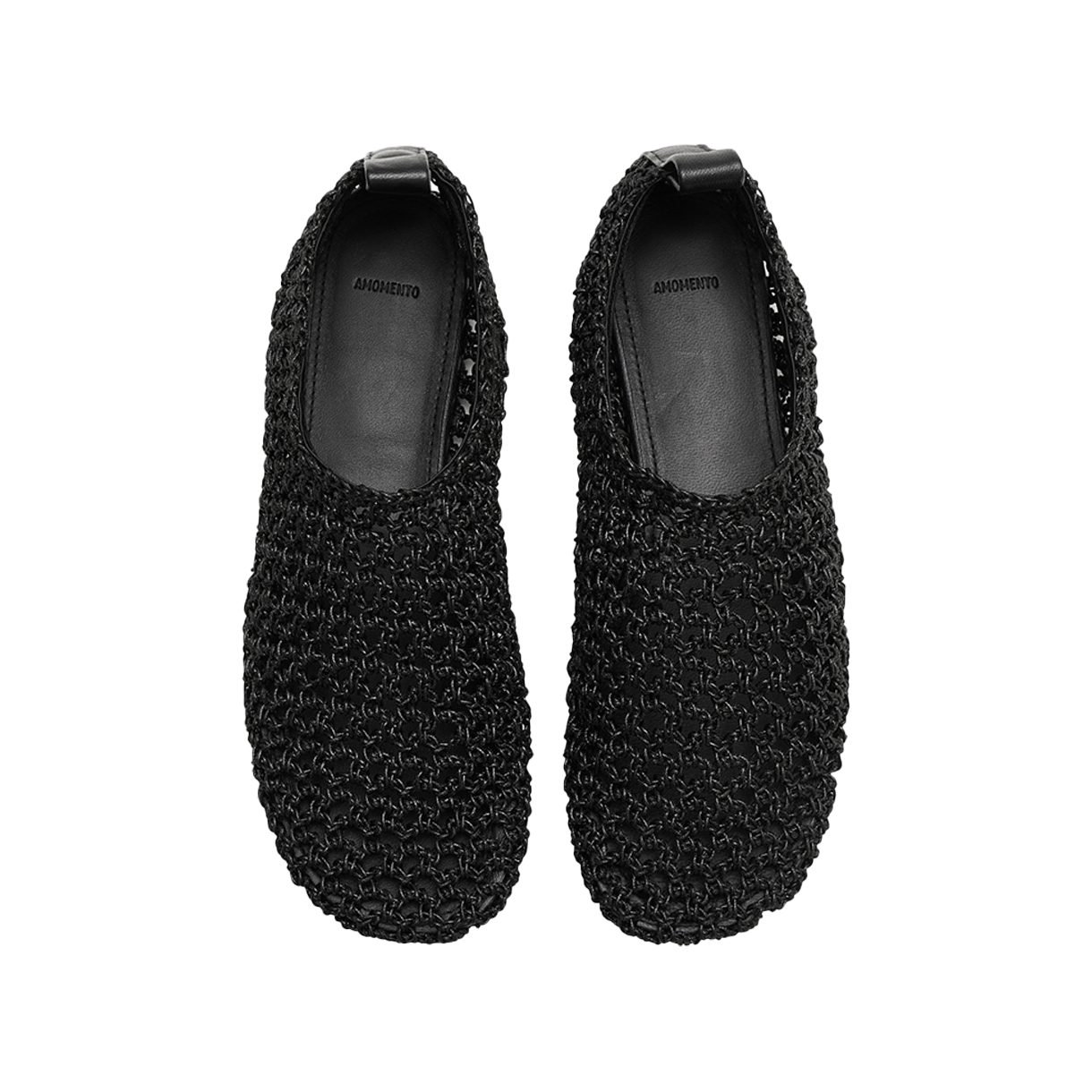 아모멘토 우먼 네트 플랫 블랙 - 26SS(Amomento Women Net Flats Black - 26SS) - 6