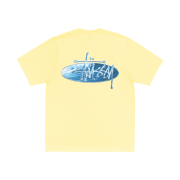 Stussy Wave Oval T-Shirt Lemon