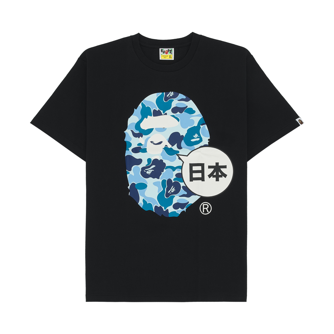 베이프 재팬 빅 에이프 헤드 티셔츠 블랙(BAPE Japan Big Ape Head T-Shirt Black) - 1