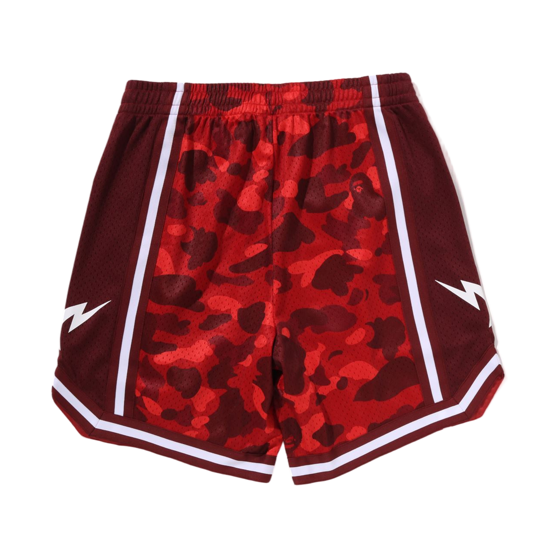베이프 컬러 카모 메쉬 릴렉스드 핏 쇼츠 레드(BAPE Color Camo Mesh Relaxed Fit Shorts Red) - 2