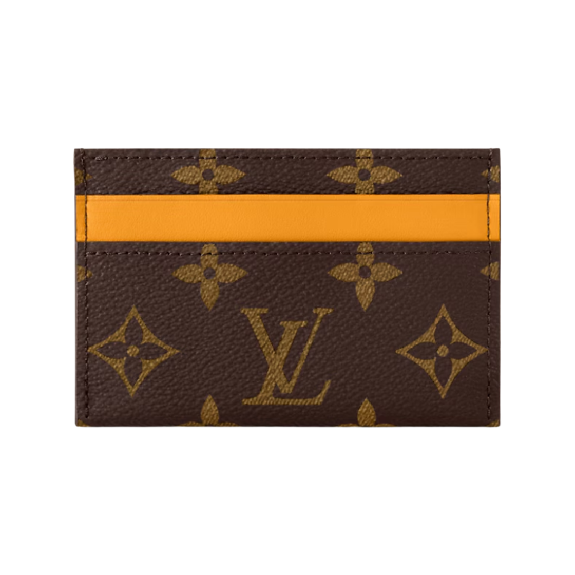 M12844 Louis Vuitton Double Card Holder Safran Yellow