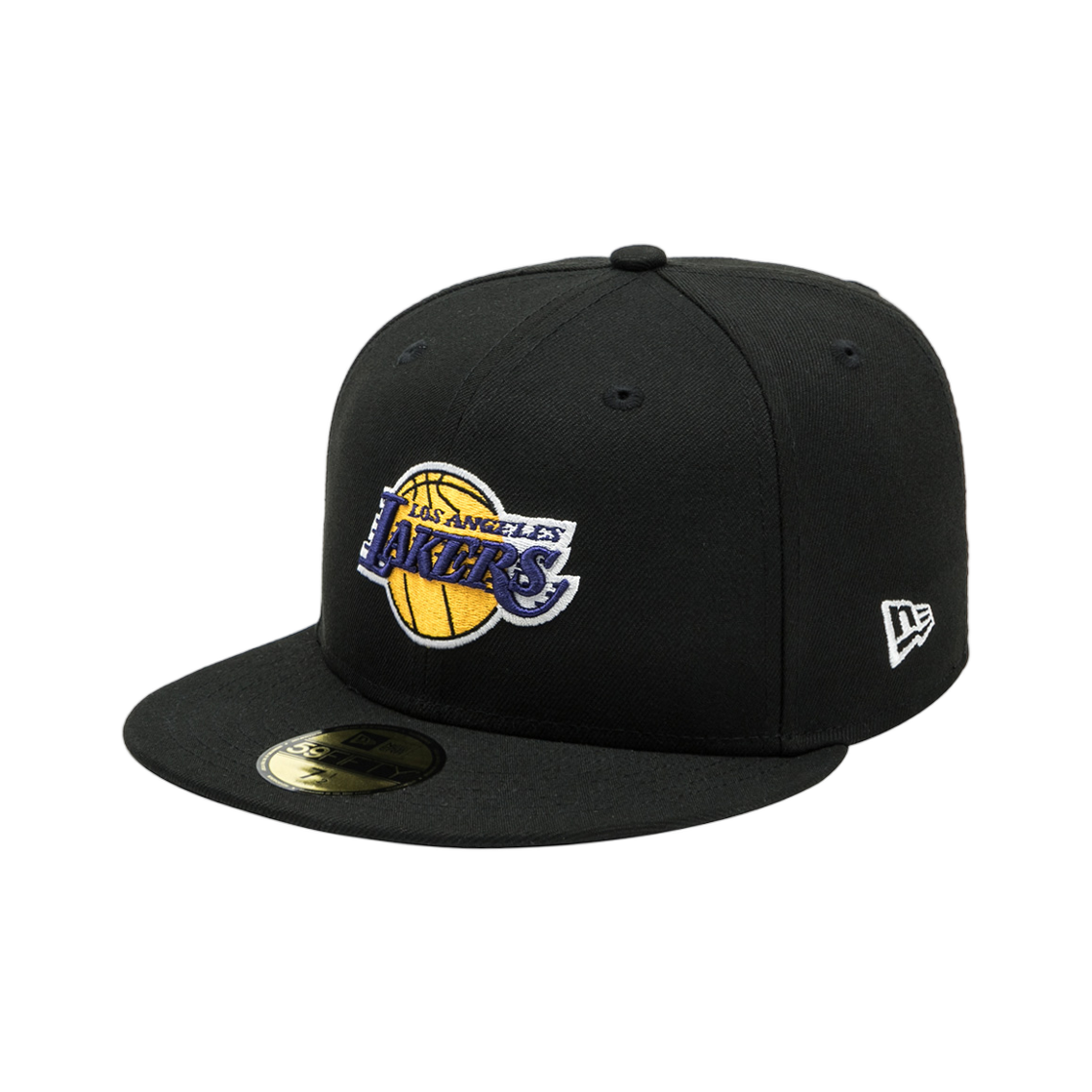 14724877 New Era NBA LA Lakers Basic Fitted Cap Black