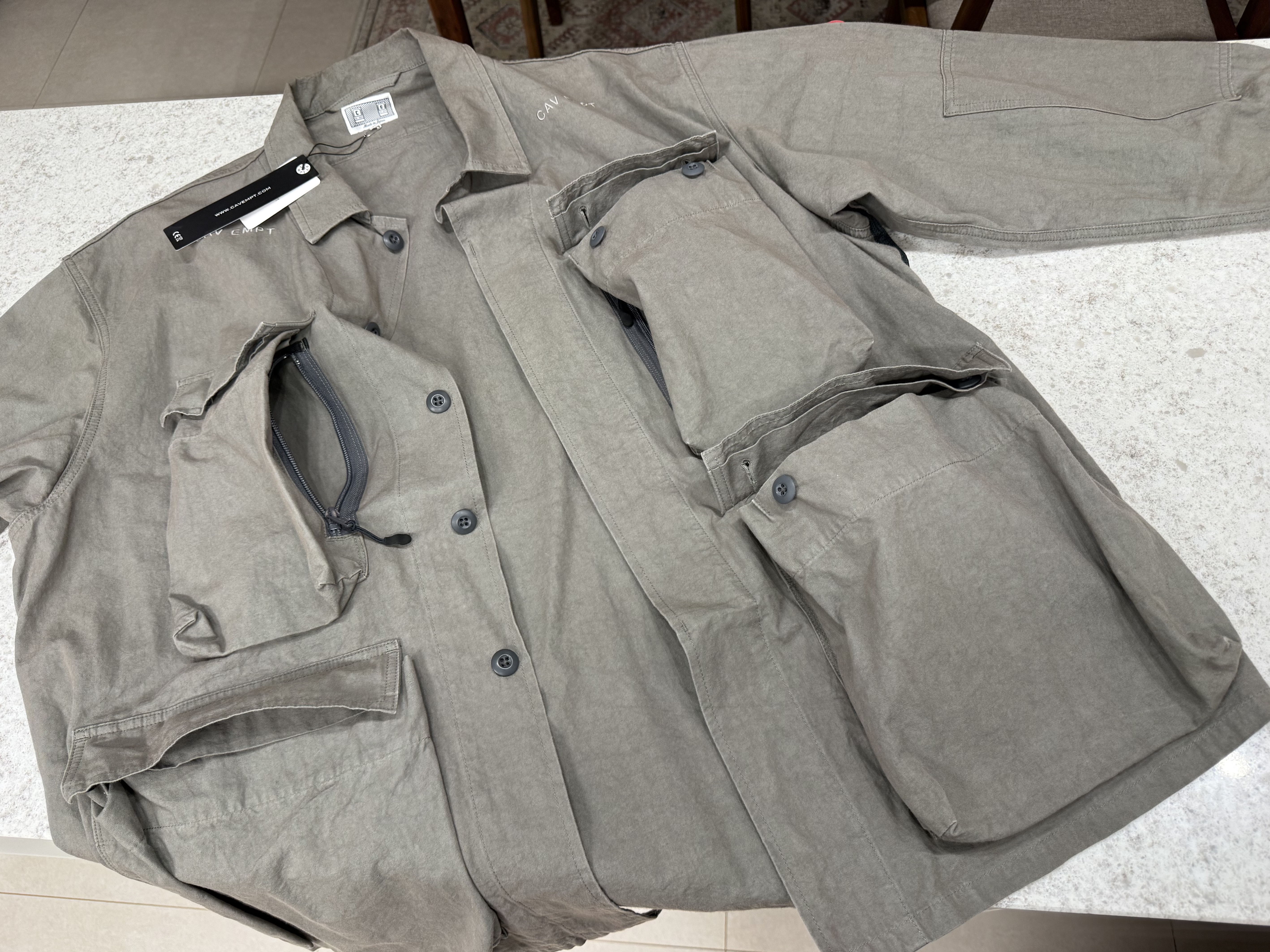 Cav Empt Difference BDU Charcoal - 25SS 착용 스타일 - 4