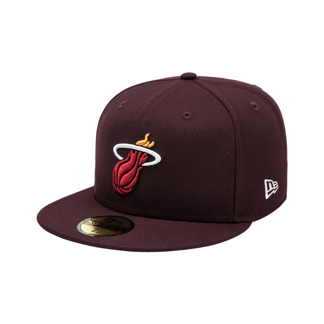 14724876 New Era NBA Miami Heat Basic Fitted Cap Maroon