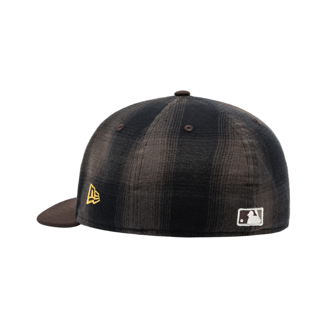 뉴에라 MLB 샌디에이고 파드리스 체크 로우 프로파일 사이즈캡 체크 번트우드(New Era MLB San Diego Padres Check Low Profile Fitted Cap Check Burnt Wood) - 2