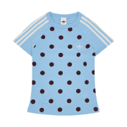 (W) Adidas Originals Slim Fit Cali T-Shirt Clear Sky - KR Sizing