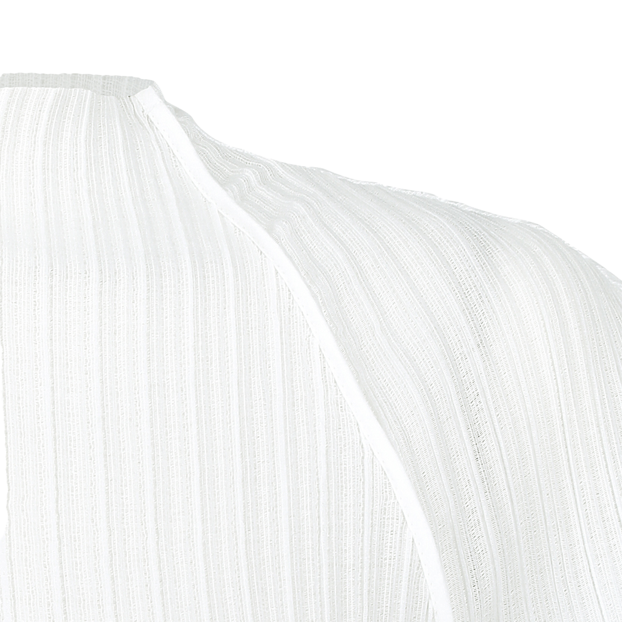 아모멘토 우먼 플리츠 래글런 탑 화이트 - 26SS(Amomento Women Pleats Raglan Top White - 26SS) - 4