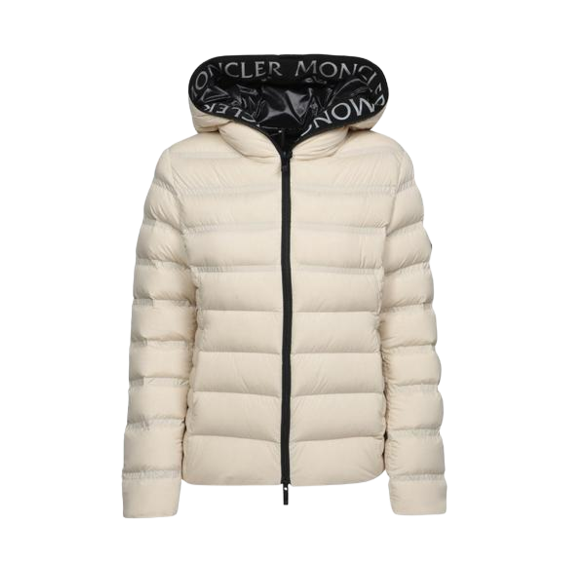 K1-093-1A00041-595FK-21E (W) Moncler Alete Hooded Short Down Jacket Beige - 25SS