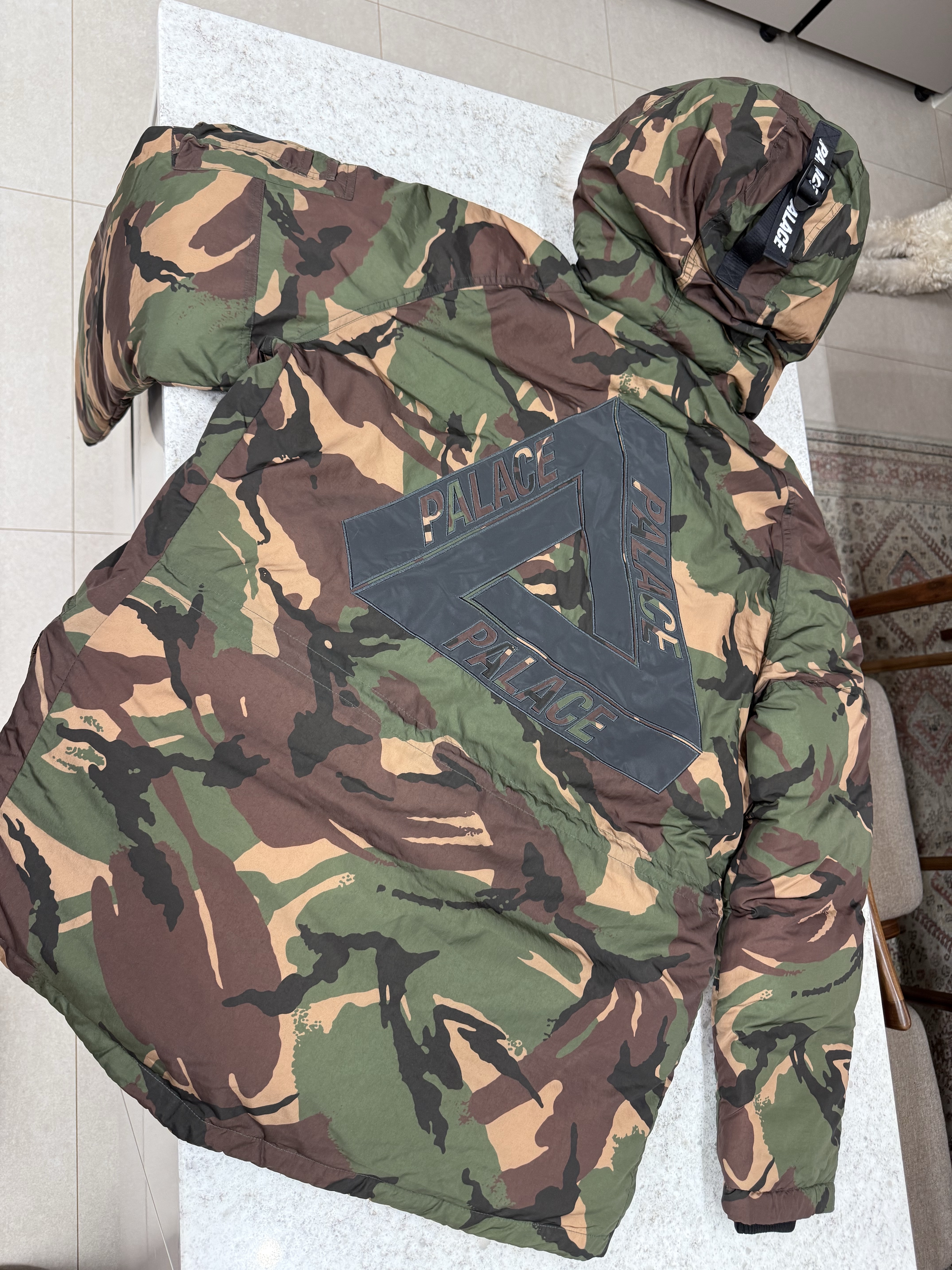 Palace P-3B DPM Parka Urban - 19FW 착용 스타일 - 6