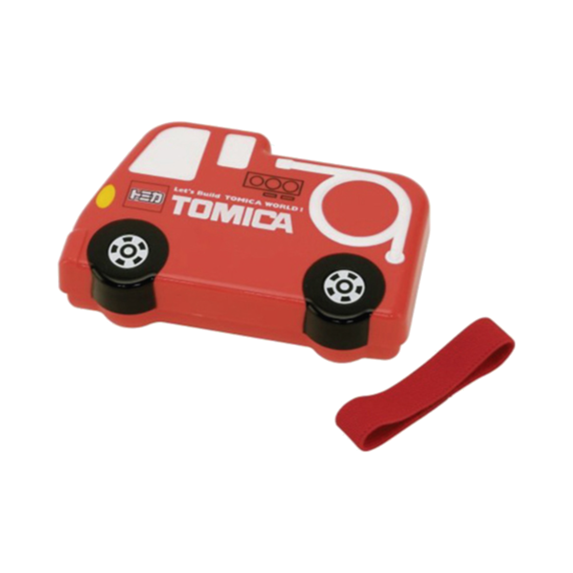 스케이터 토미카 소방차 다이컷 밴드 도시락(Sakter Tomica-Firetruck Die-Cut Band Lunch Box) - 1