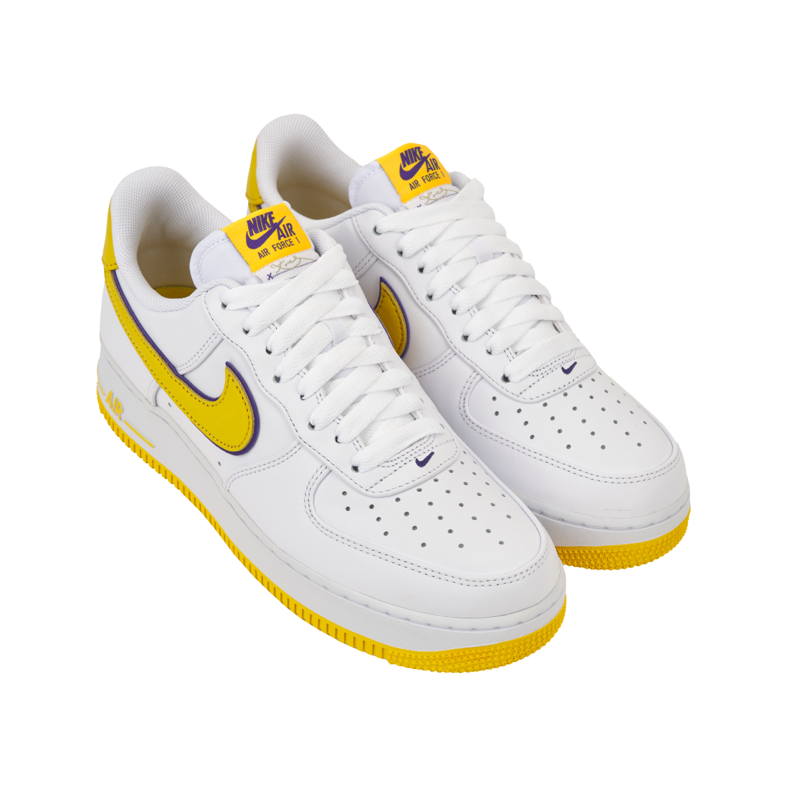 나이키 x 코비 브라이언트 에어포스 1 로우 레트로 QS 바시티 메이즈 앤 바시티 퍼플(Nike x Kobe Bryant Air Force 1 Low Retro QS Varsity Maize and Varsity Purple) - 4