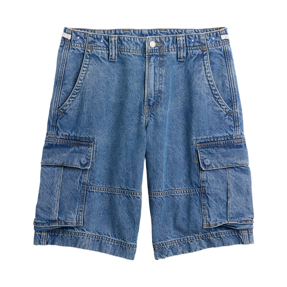 갭 x 션 우더스푼 13인치 데님 카고 배기 쇼츠 데님(Gap x Sean Wotherspoon 13 Inch Denim Cargo Baggy Shorts Denim)