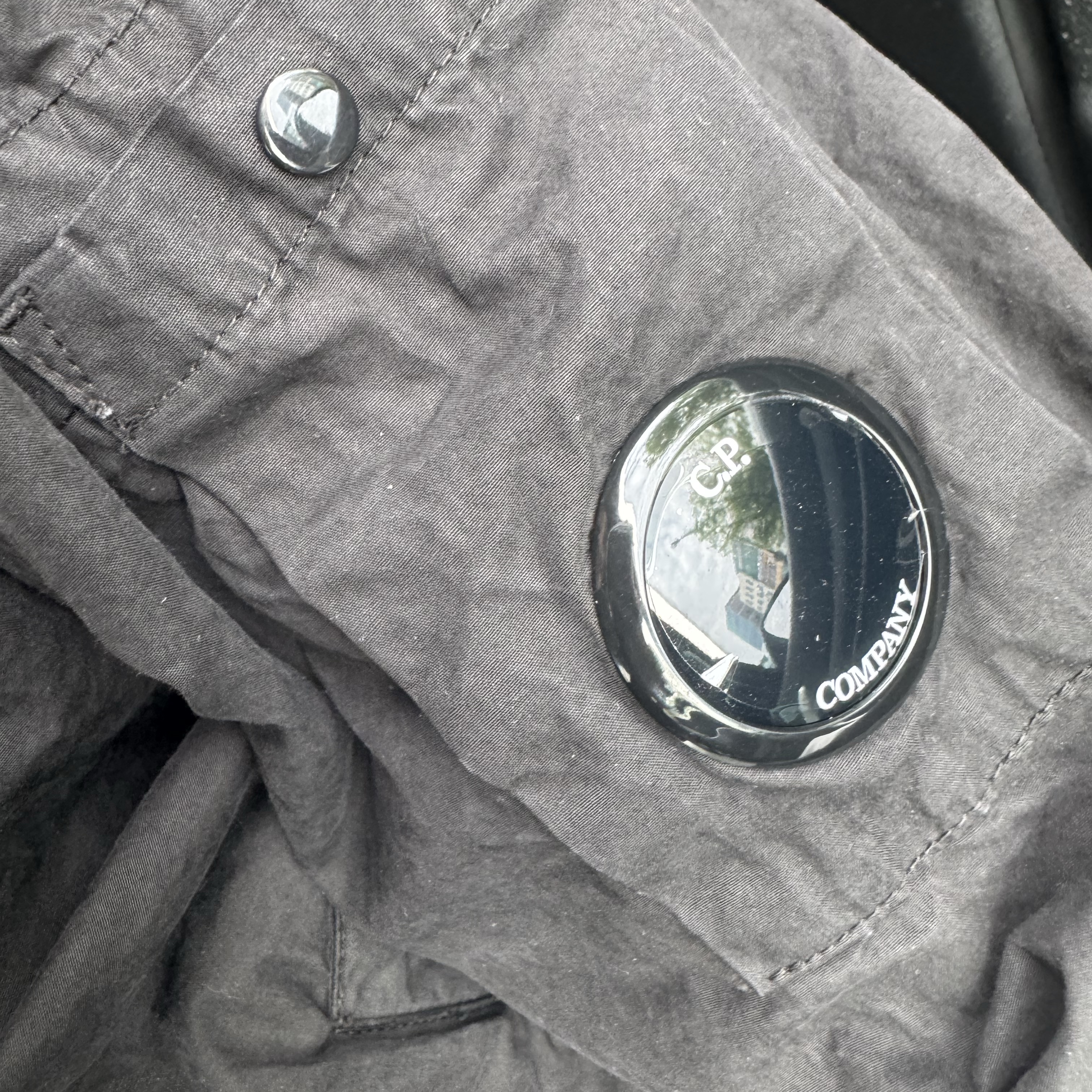 C.P. Company Micro-Reps Hooded Jacket Black - 26SS 착용 스타일 - 2