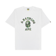 BAPE ABC Camo College T-Shirt White Green