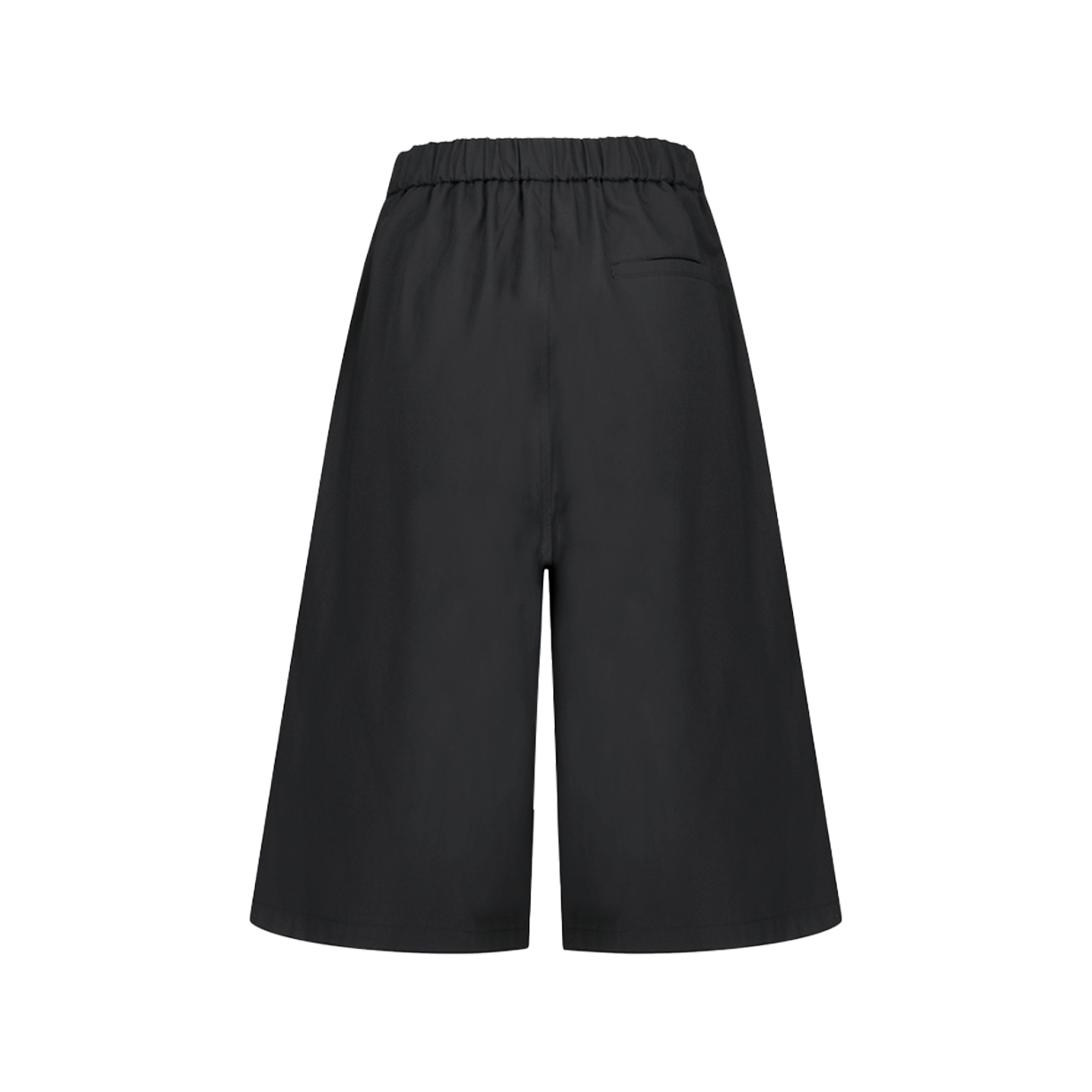 아모멘토 우먼 투 턱 와이드 쇼츠 블랙 - 26SS(Amomento Women Two Tuck Wide Shorts Black - 26SS) - 2