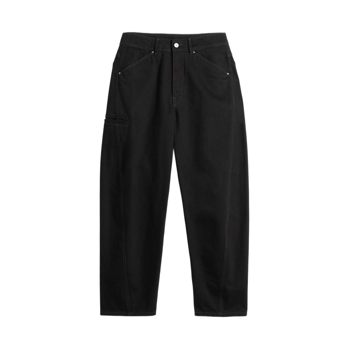 르메르 데님 트위스티드 워크웨어 팬츠 블랙(Lemaire Denim Twisted Workwear Pants Black) - 1
