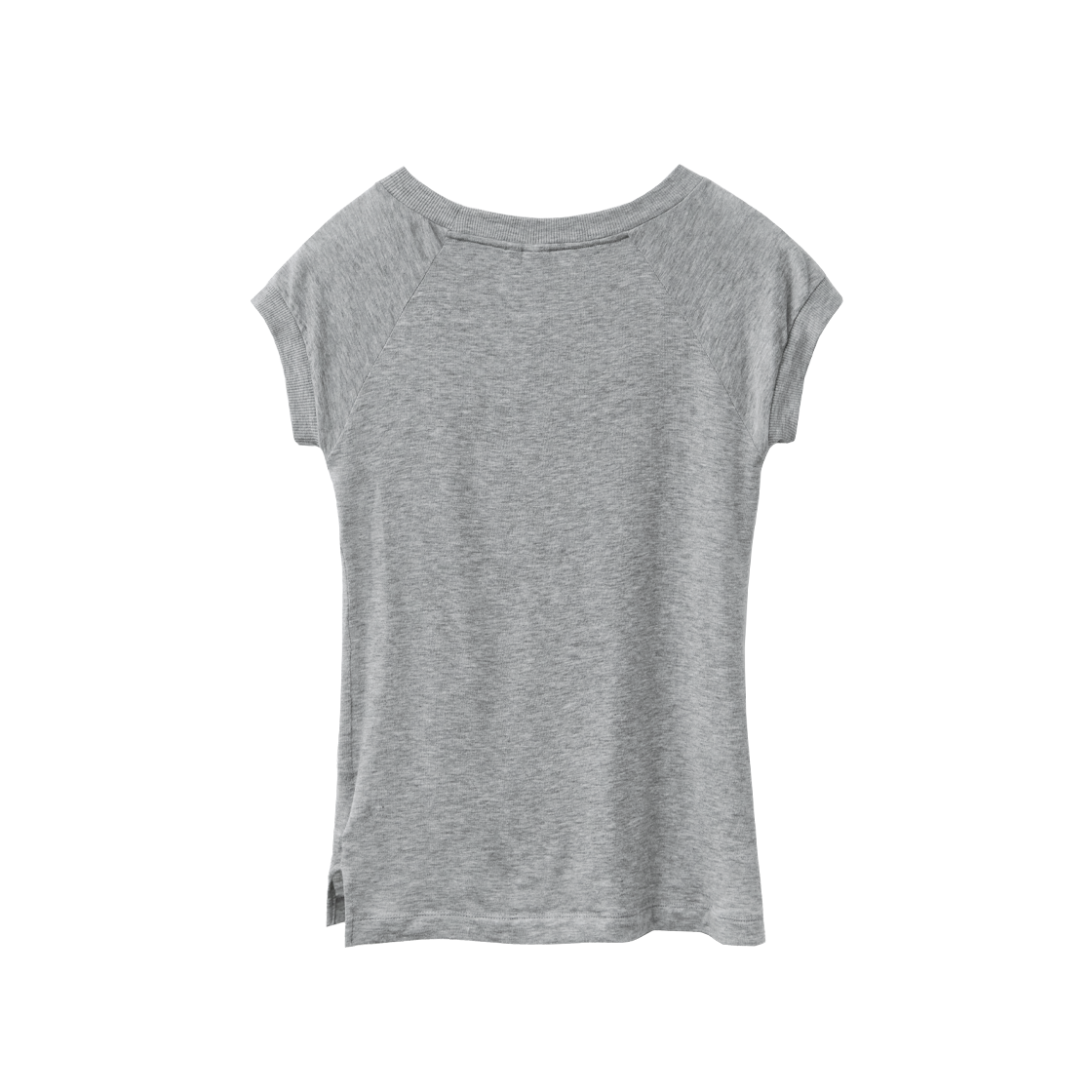 폴리테루 우먼 뮤티드 티셔츠 그레이(Polyteru Women Muted T-Shirt Gray) - 2