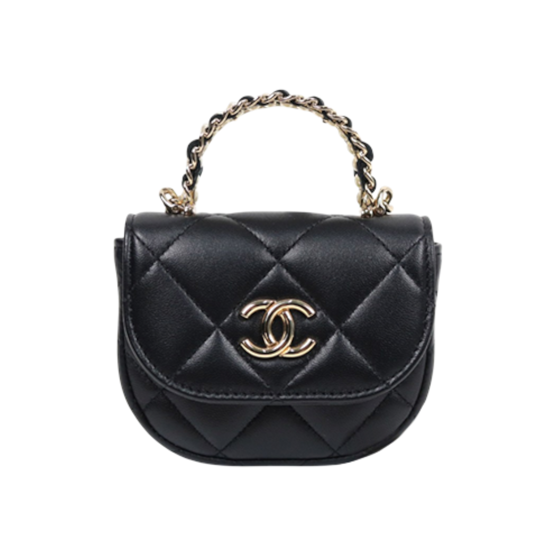 샤넬 미니 블랙 진주 WOC 탑핸들 크로스백 C-A52905(Chanel Mini Black Pearl WOC Top Handle Crossbody Bag C-A52905) - 1