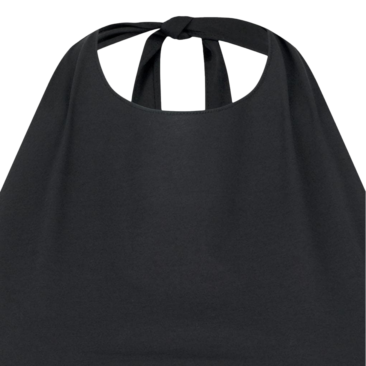 아모멘토 우먼 저지 홀터넥 탑 차콜 - 26SS(Amomento Women Jersey Halter Neck Top Charcoal - 26SS) - 3