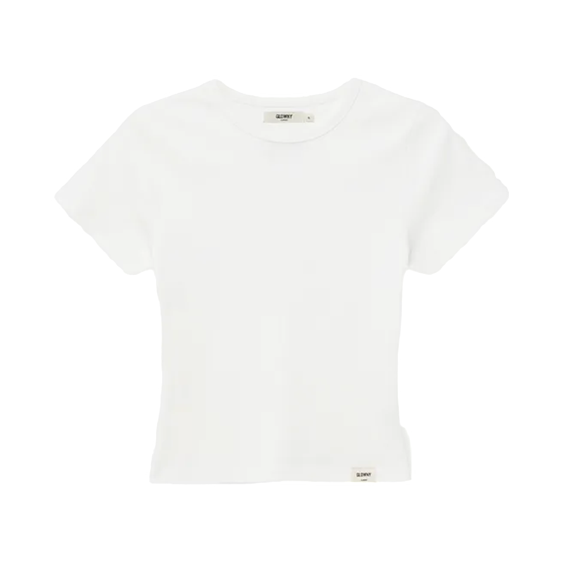(W) 글로니 G 베이비 티셔츠 화이트((W) Glowny G Baby T-Shirt White)