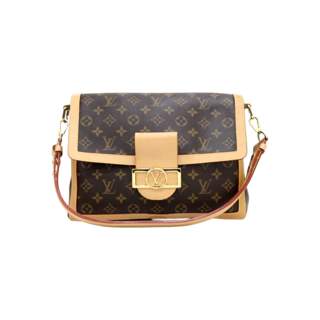 IT5KVTEMQVOT Louis Vuitton Monogram Canvas Dauphine Soft GM Tote & Shoulder Bag