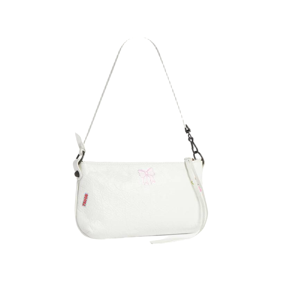 발렌시아가 르 시티 파우치 온 스트랩 화이트 멀티컬러(Balenciaga Le City Pouch On Strap In White Multicolor) - 3