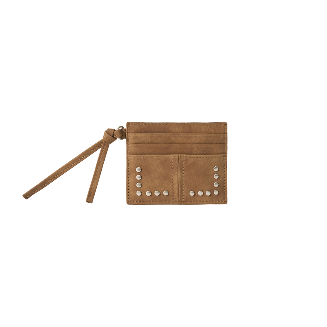 세터 스터드 카드 지갑 카멜(SATUR Stud Card Wallet Camel)