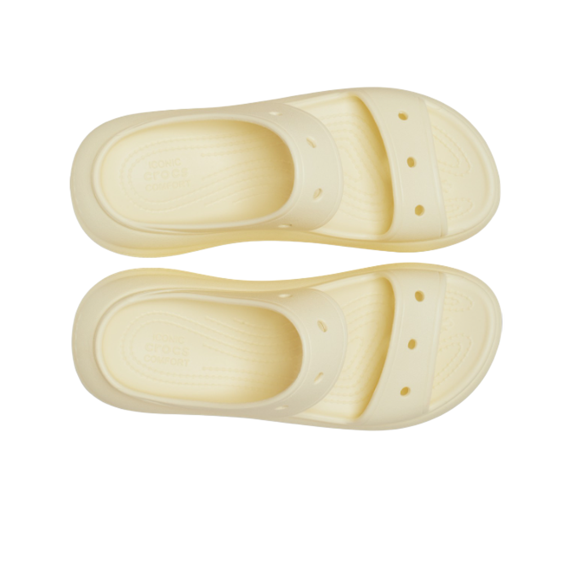 크록스 클래식 크러쉬 샌들 버터크림(Crocs Classic Crush Sandal Buttercream) - 2