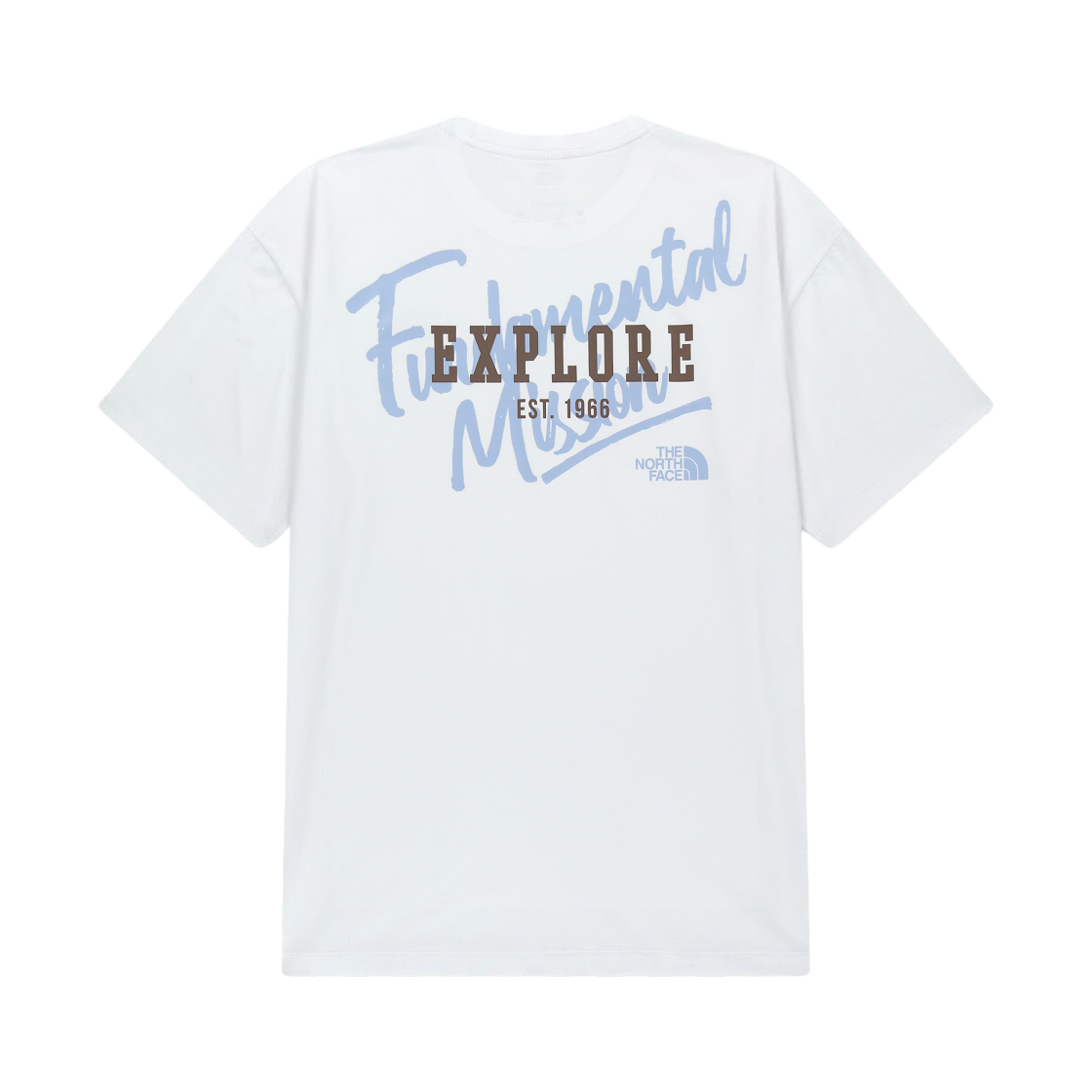 NT7US23K The North Face White Label Graffiti EX S/S R/T-Shirt White - 26SS