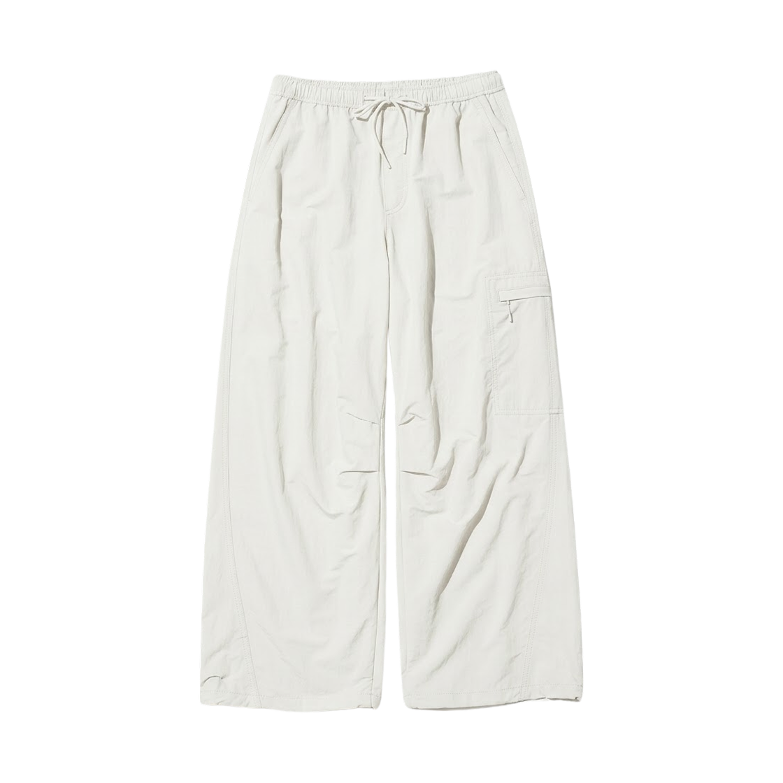 483003-30 (W) Uniqlo Easy Utility Pants Short Natural - JP