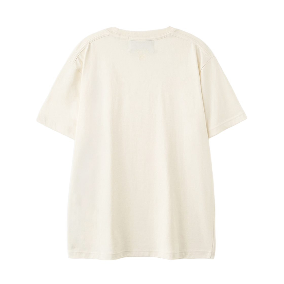세터 수피마 베이직 크루넥 반팔 티셔츠 크림(SATUR Supima Basic Crewneck T-Shirt Cream) - 2