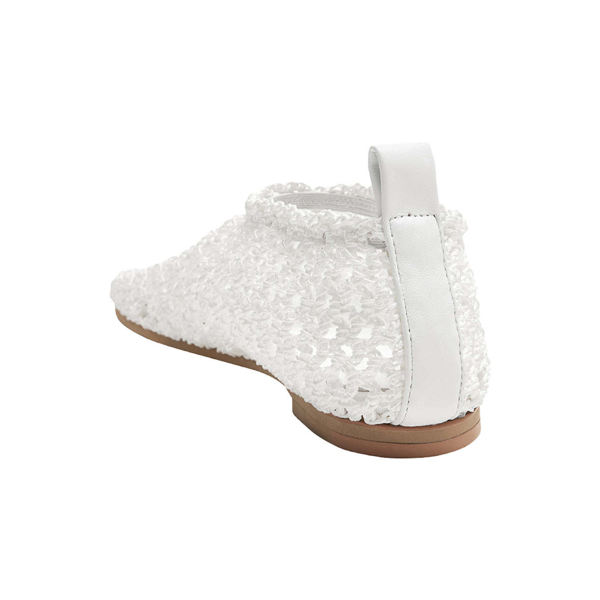아모멘토 우먼 네트 플랫 화이트 - 26SS(Amomento Women Net Flats White - 26SS) - 5