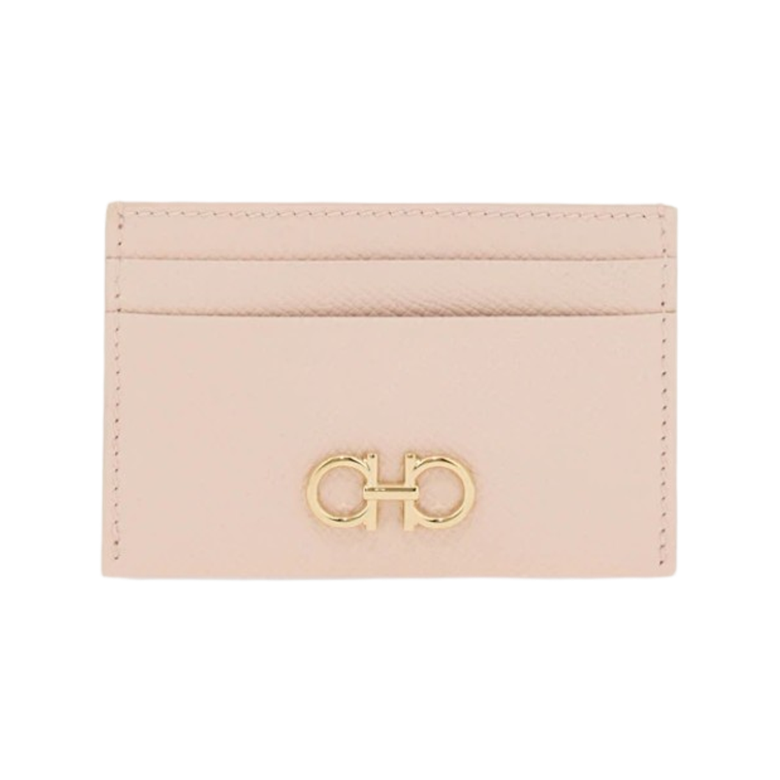 220007-787034 Ferragamo Gancini Credit Card Holder Ballet pink