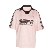 (W) Adidas Originals Football Sponsor Jersey Sandy Pink - KR Sizing