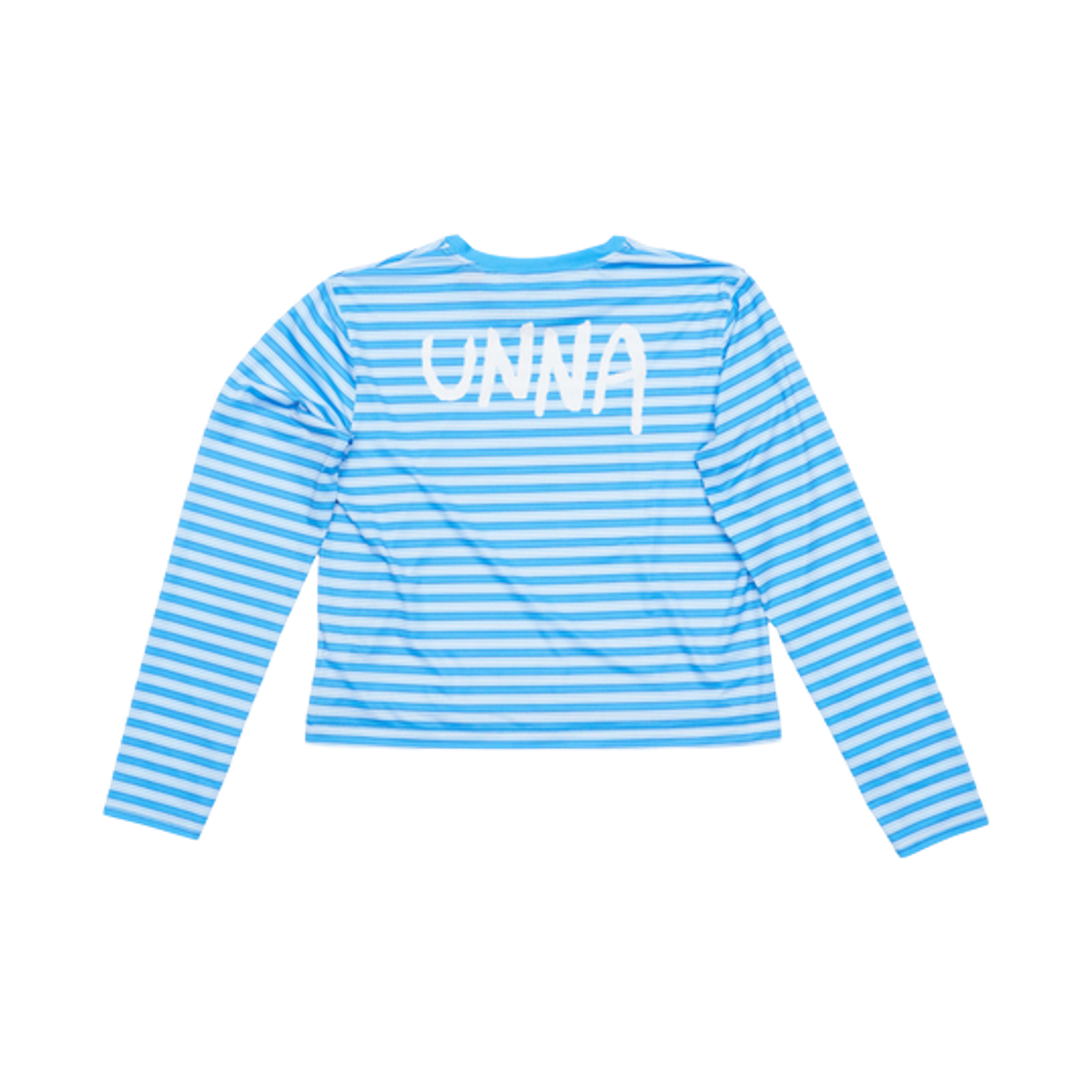 우나 스트라이프 롱슬리브 티셔츠 비즈니스 블루(Unna Striped Long Sleeve T-Shirt Business Blue) - 1