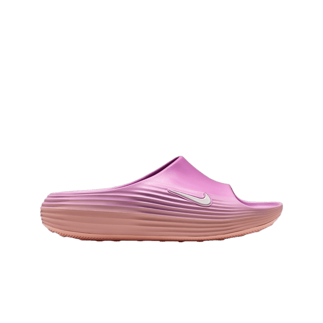 HV4484-802 (W) Nike ReactX Rejuven8 Slide Arctic Orange Light Magenta