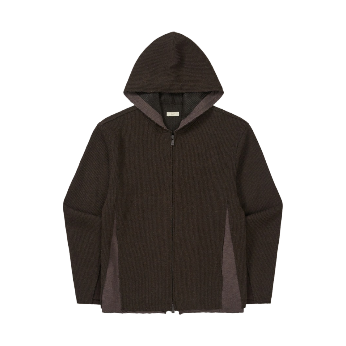 엑슬림 에피소드9 01 후드 집 업 브라운(Xlim EP.9 01 Hoodie Zip Up Brown) - 1