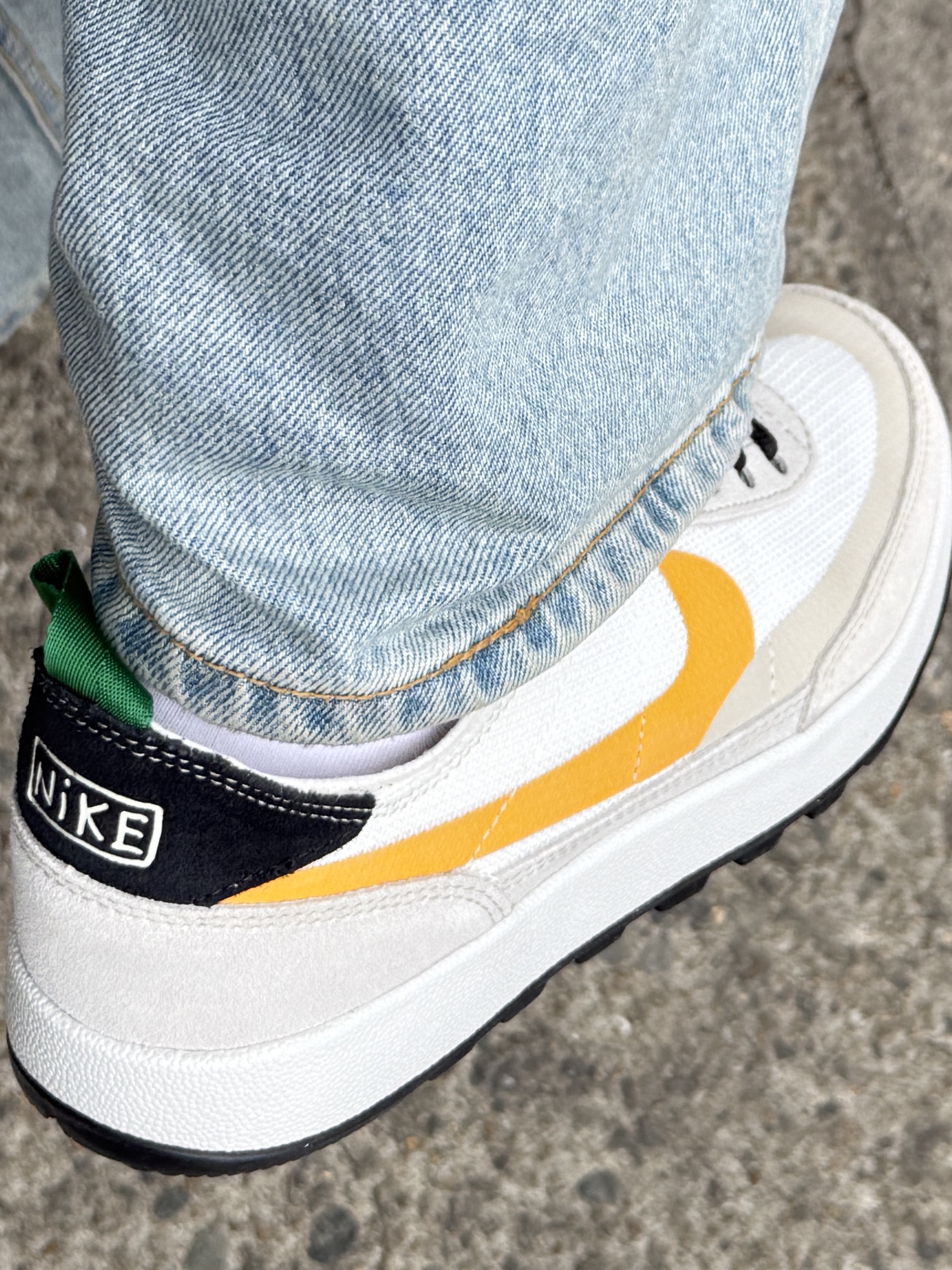 Nike x Tom Sachs General Purpose Shoe Pine Green University Gold 착용 스타일 - 1