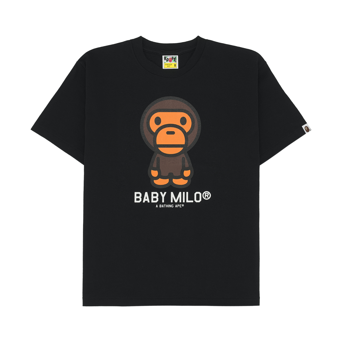 베이프 베이비 마일로 티셔츠 블랙(BAPE Baby Milo T-Shirt Black)