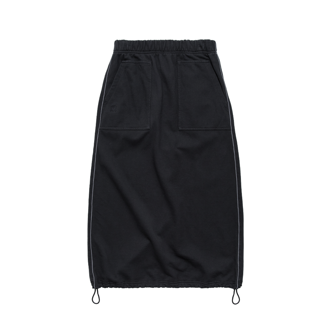 폴리테루 우먼 퍼티그 스웨트 스커트 포그 잉크