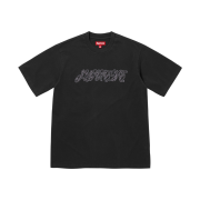 Supreme Raised Script S/S Top Black - 26SS