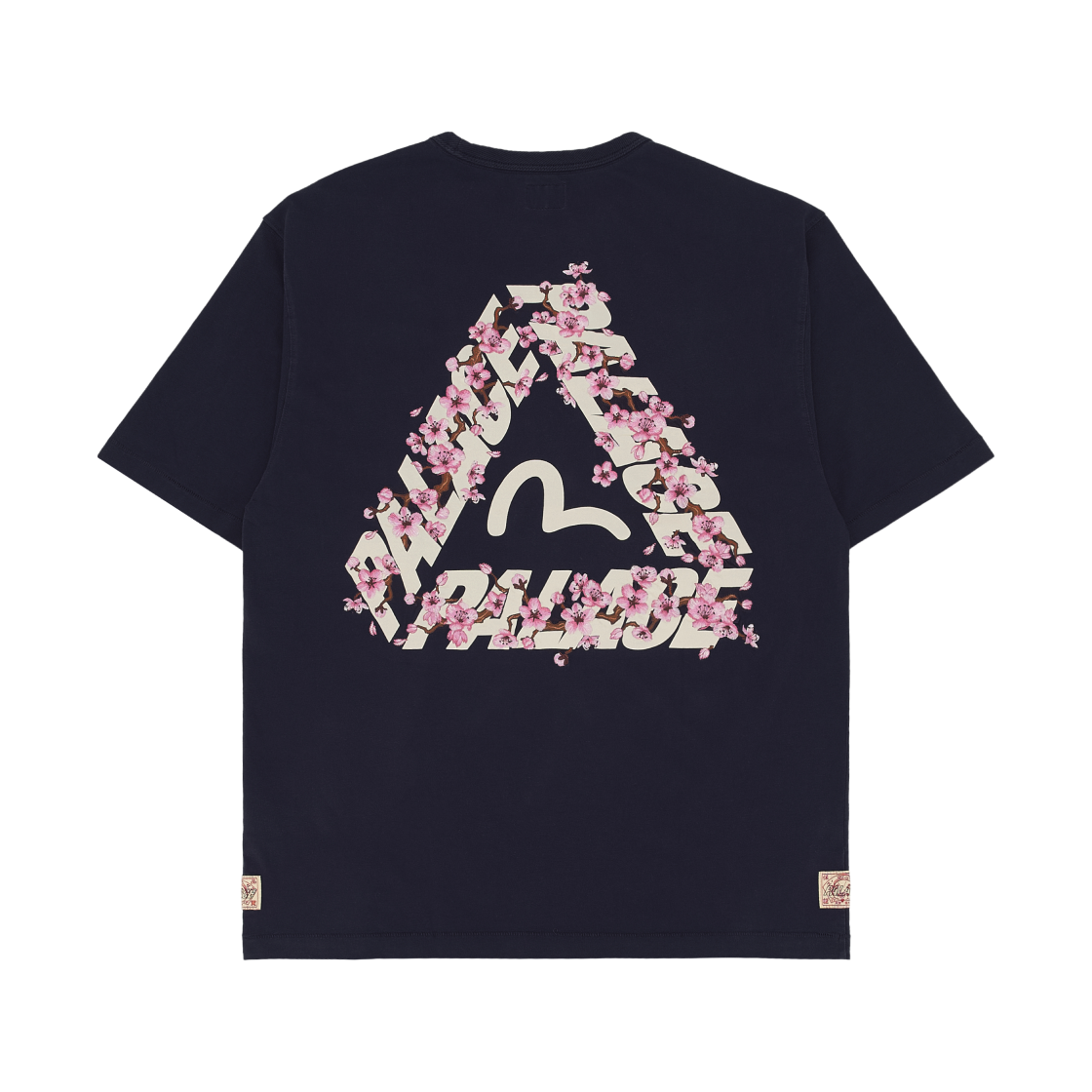 팔라스 x 에비수 헤비 워시 티셔츠 네이비 - 26SS(Palace x Evisu Heavy Wash T-Shirt Navy - 26SS)