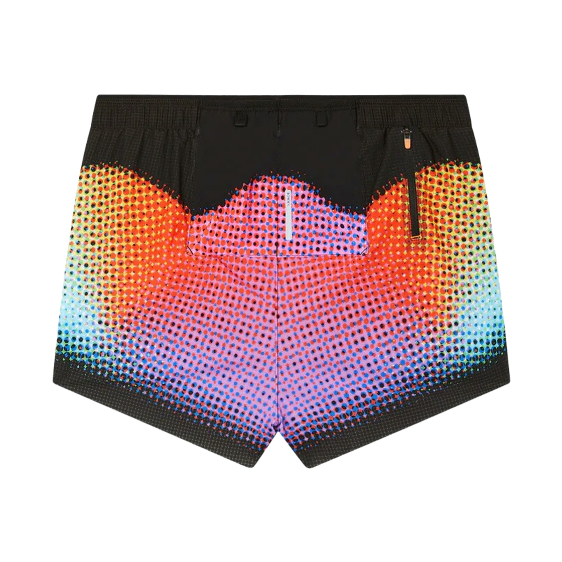 소어 러닝 마라톤 쇼츠 블랙 레인보우 도트(Soar Running Marathon Shorts Black Rainbow Dot) - 2