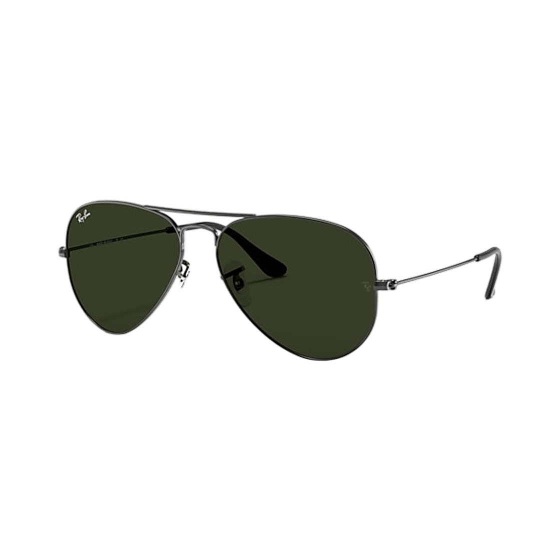 레이밴 에비에이터 클래식 폴리쉬드 건메탈 프레임 G-15 그린 렌즈(Ray-Ban Aviator Classic Polished Gunmetal Frame G-15 Green Lense) - 1