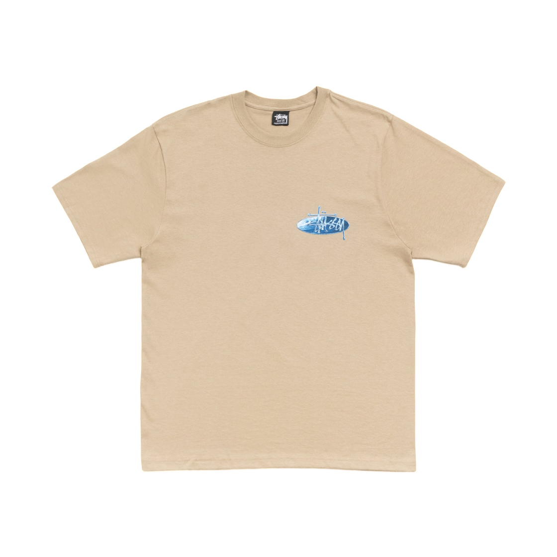 스투시 웨이브 오발 티셔츠 카키(Stussy Wave Oval T-Shirt Khaki) - 2